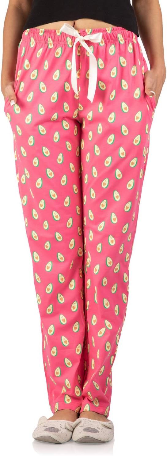 NITE FLITE Women Avocado Print 100% Cotton Pyjamas