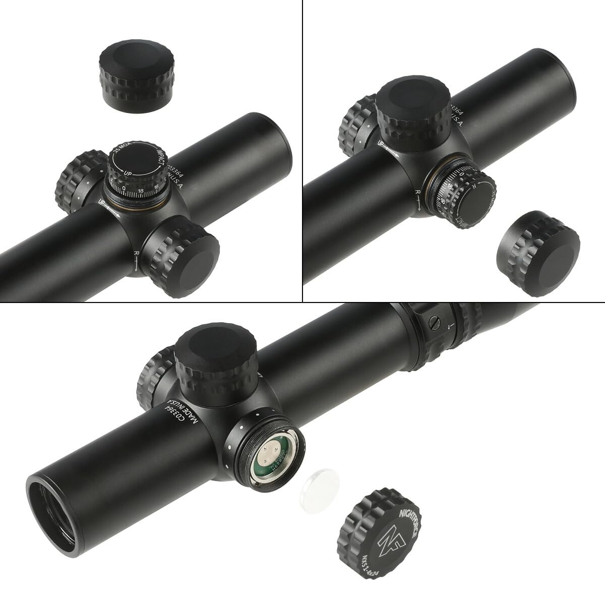 HolyWarrior NightForce NXS 1-4 x 24 スコープ Amazon.co.jp: HolyWarrior NightForce NXSタイプ 1-4 x 24