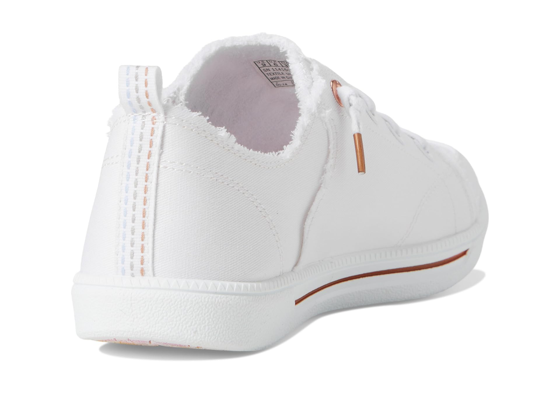 Skechers | Zapatillas informales, lavables a máquina, plantilla Skechers de espuma viscoelástica sin atar, los cordones nunca se aflojan