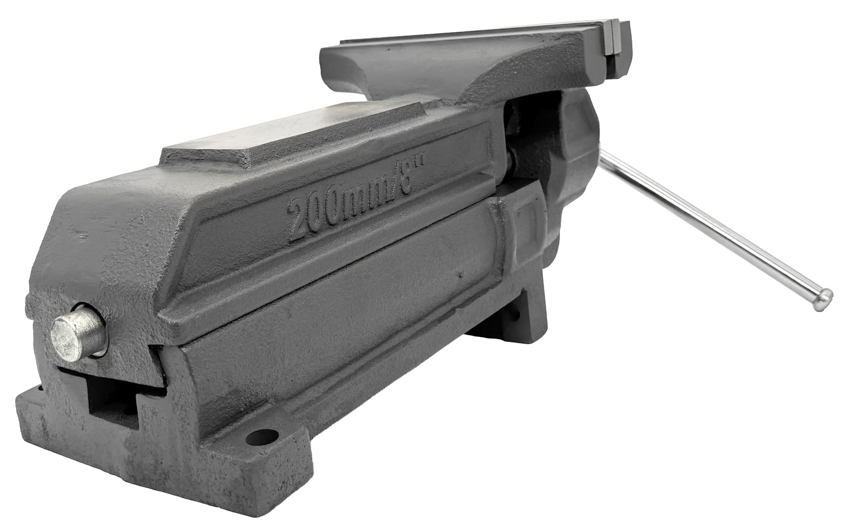 WELDINGER professional Schraubstock 200 mm unzerbrechlich leichtgängig feste Basis Rohrspannbacken