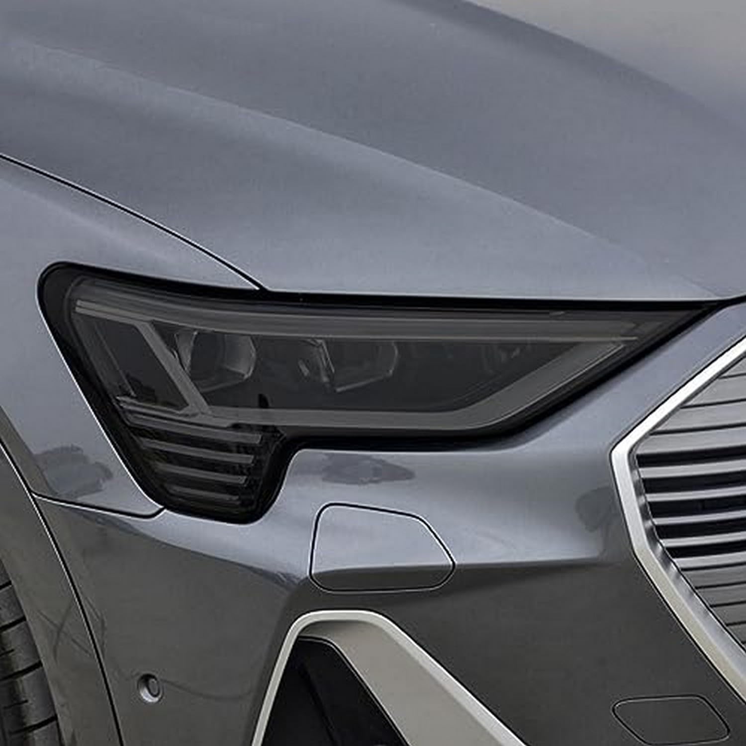 Film TPU anti-rayures pour phares Audi e-tron protection teintée noir