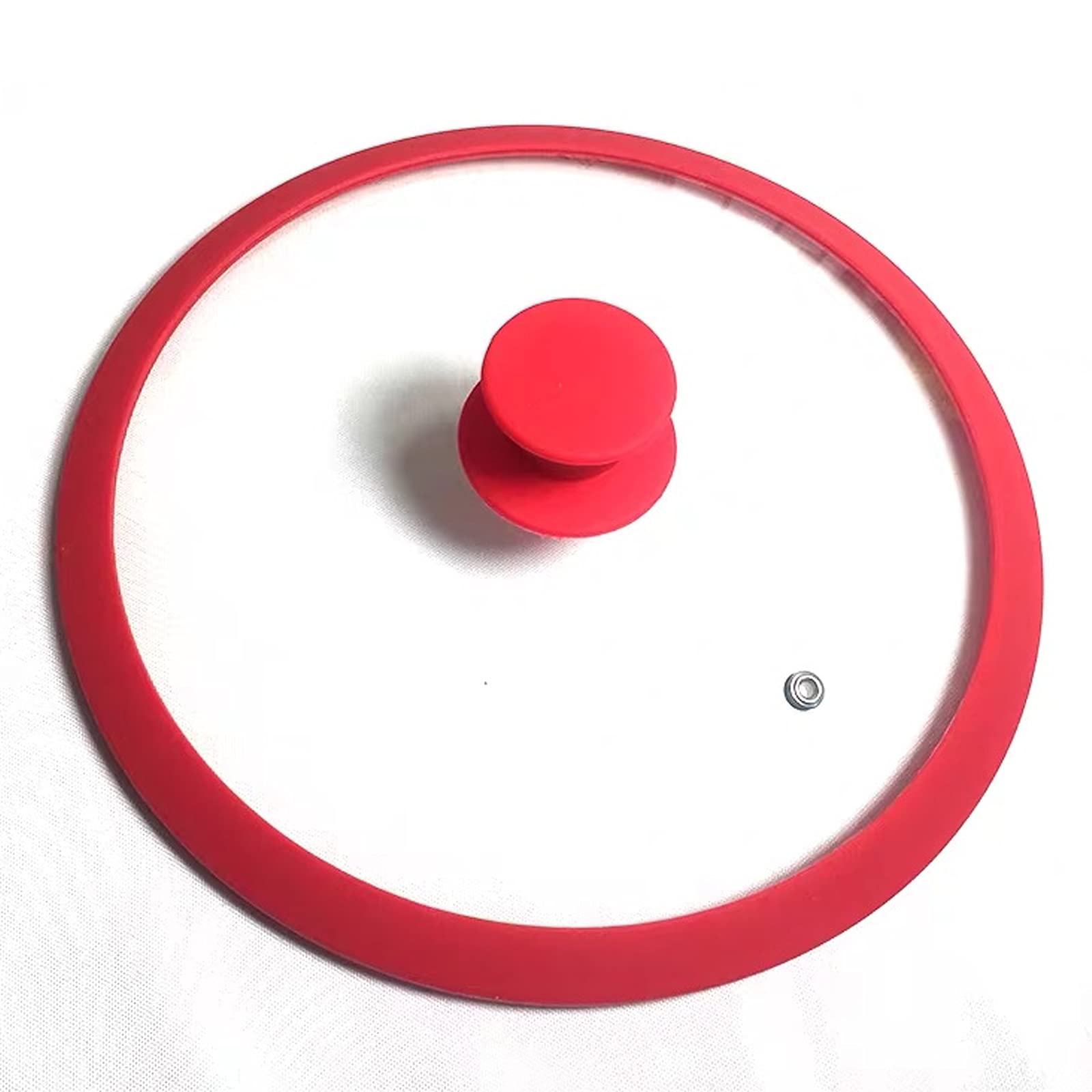 Coperchi universali in vetro siliconico per pentole e padelle, con bordo in silicone, coperchi di ricambio per padelle da cucina, sfiato del vapore, coperchi multi-dimensioni lavabili in lavastovigl