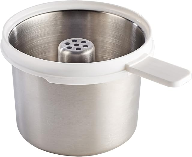 BEABA, Urządzenie do gotowania makaronu i ryżu, kosz do gotowania/miska do gotowania, akcesoria Babycook Neo, kompatybilny z Babycook Neo, pojemność 750 g, łatwy do czyszczenia, Inox