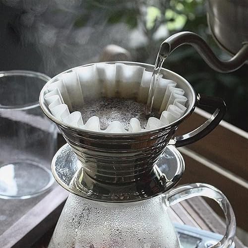 Miniatura 4 de Filtros de café de 1 a 4 tazas, papel blanco, cafeteras y cafeteras de goteo estilo cesta junior, filtro de café sin cloro, 50 unidades