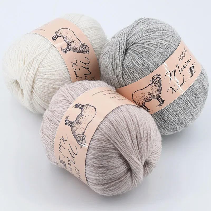 Wollgarn zum Stricken, leichtes Häkeln, dickes Garn, handgestrickt, Herbst/Winter, Mohair, Pullover, Merinowolle, 50 g, 5 Stück