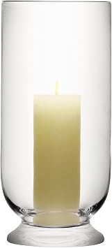 LSA International 16" Patio Storm Lantern, Clear