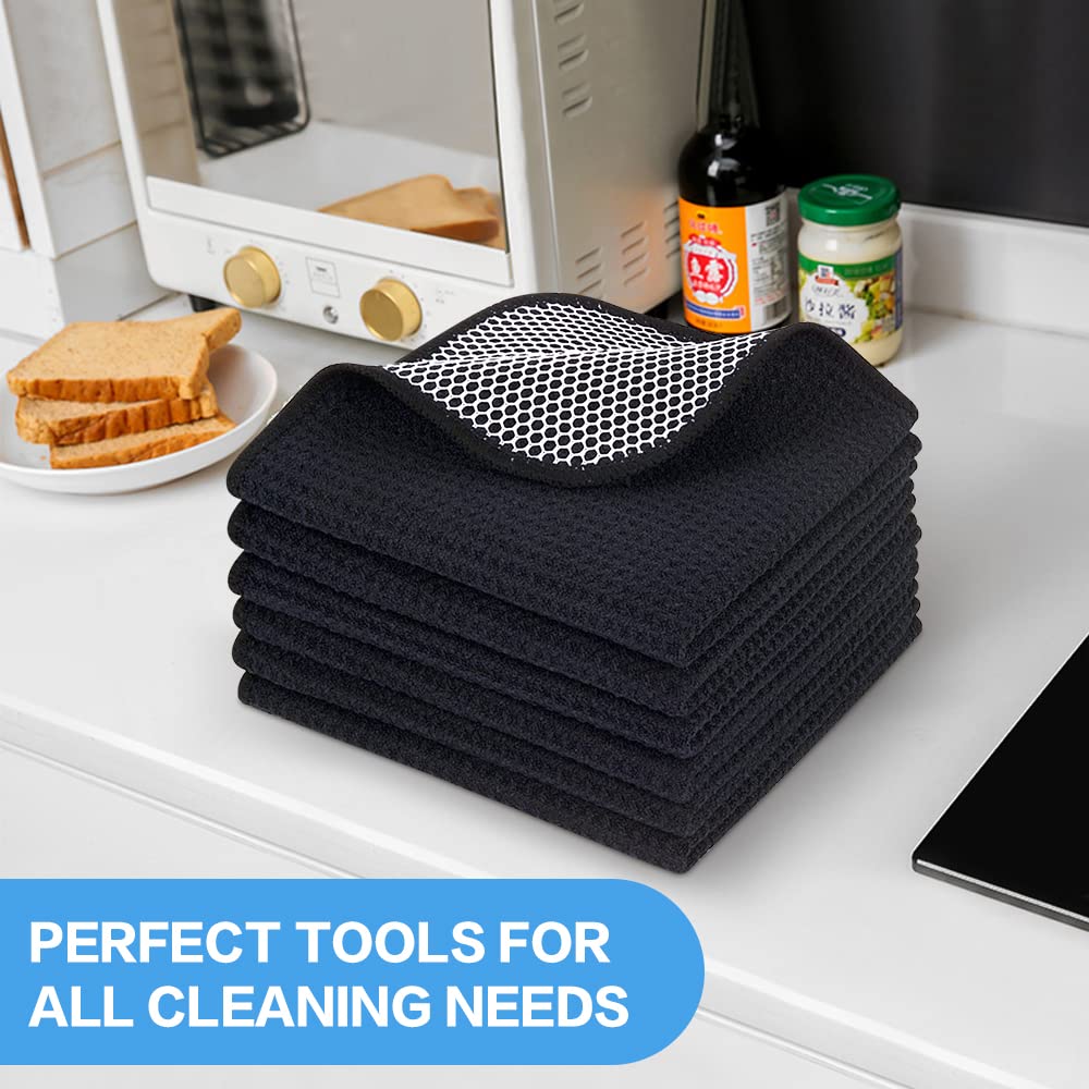 Set 5 Panni In Microfibra Paty&co 30x30 Cm - Super Assorbenti Per Pulizia Auto, Cucina, Vetri