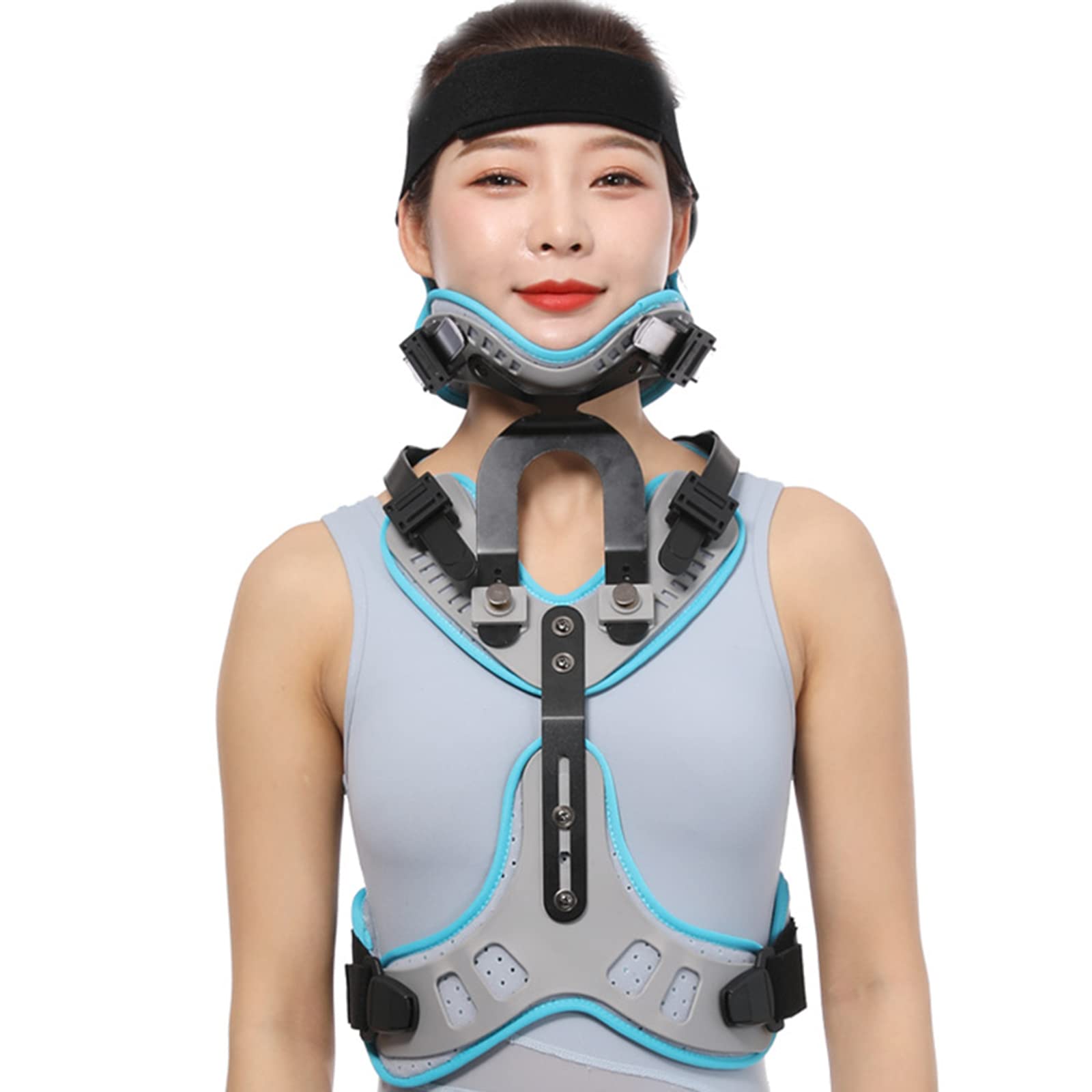 Buy Adjustable Cervical Thoracic Brace, Thoracic Back Posture Corrector
