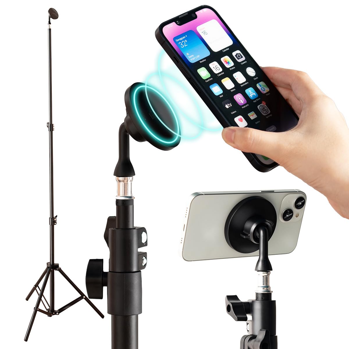 Amazon.co.jp: lapset 【ワンタッチ着脱】MagSafe対応 マグネット式