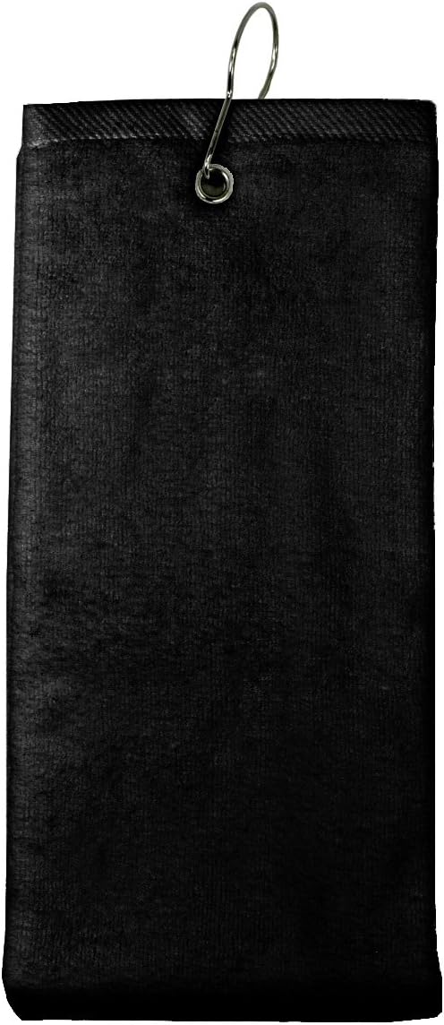 Orlimar Tri Fold Premium Towel (Black)