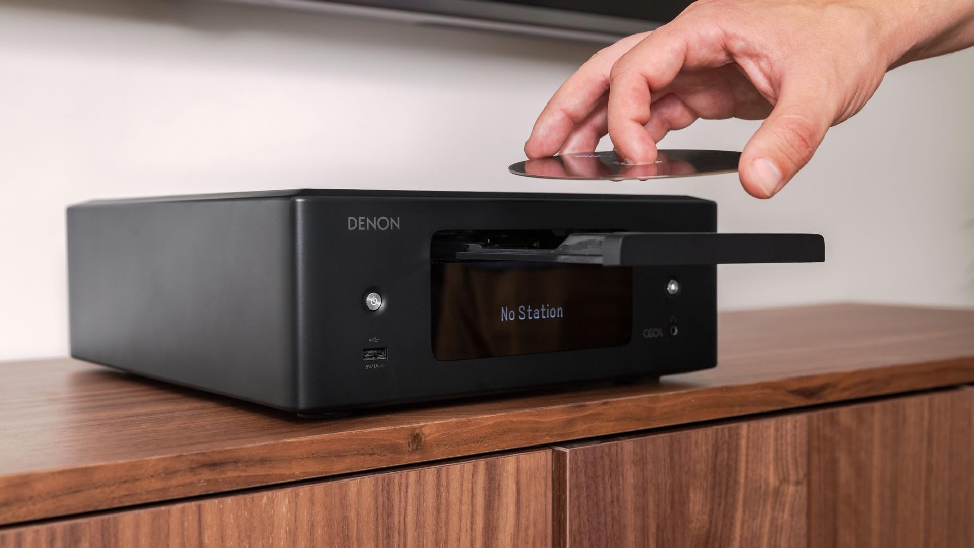 DENON デノン 店頭展示用 ミニコンポ オーディオボード ピアノブラック 61R9Fz-j4jL.jpg