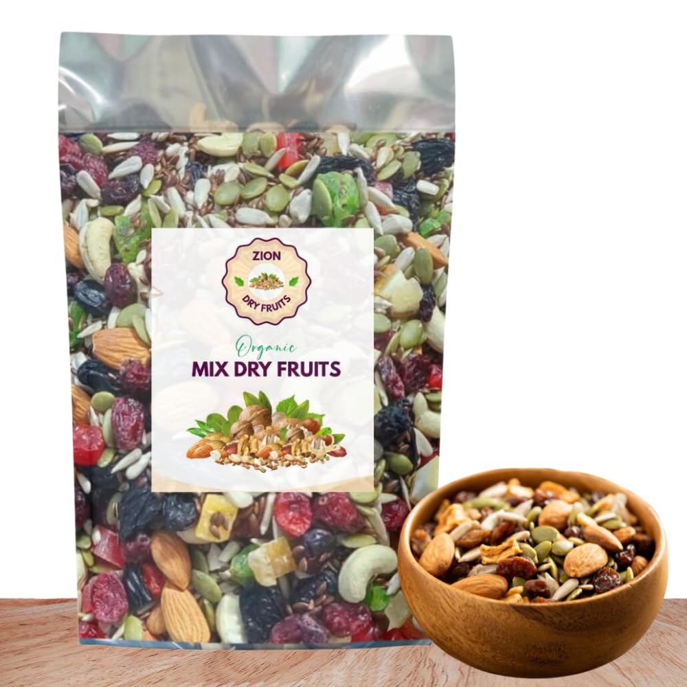 Zion 500g mix dry fruits | Trail Mix | Nut mix | Healthy Superfoods Nuts- Almonds, cashew, black raisin yellow raises, dry kiwi, Walnut Kernels, mix seeds & Many more (B0CG4NG14C) Amazon Price History, Amazon Price Tracker
