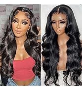 Afro Kinky Curly Human Hair Wig 16 Inches Glueless 5x7 Lace Front Pre Cut Amazon.com : Ali Pearl Hair 5x7 Glueless Kinky Curly Wigs  main image 3