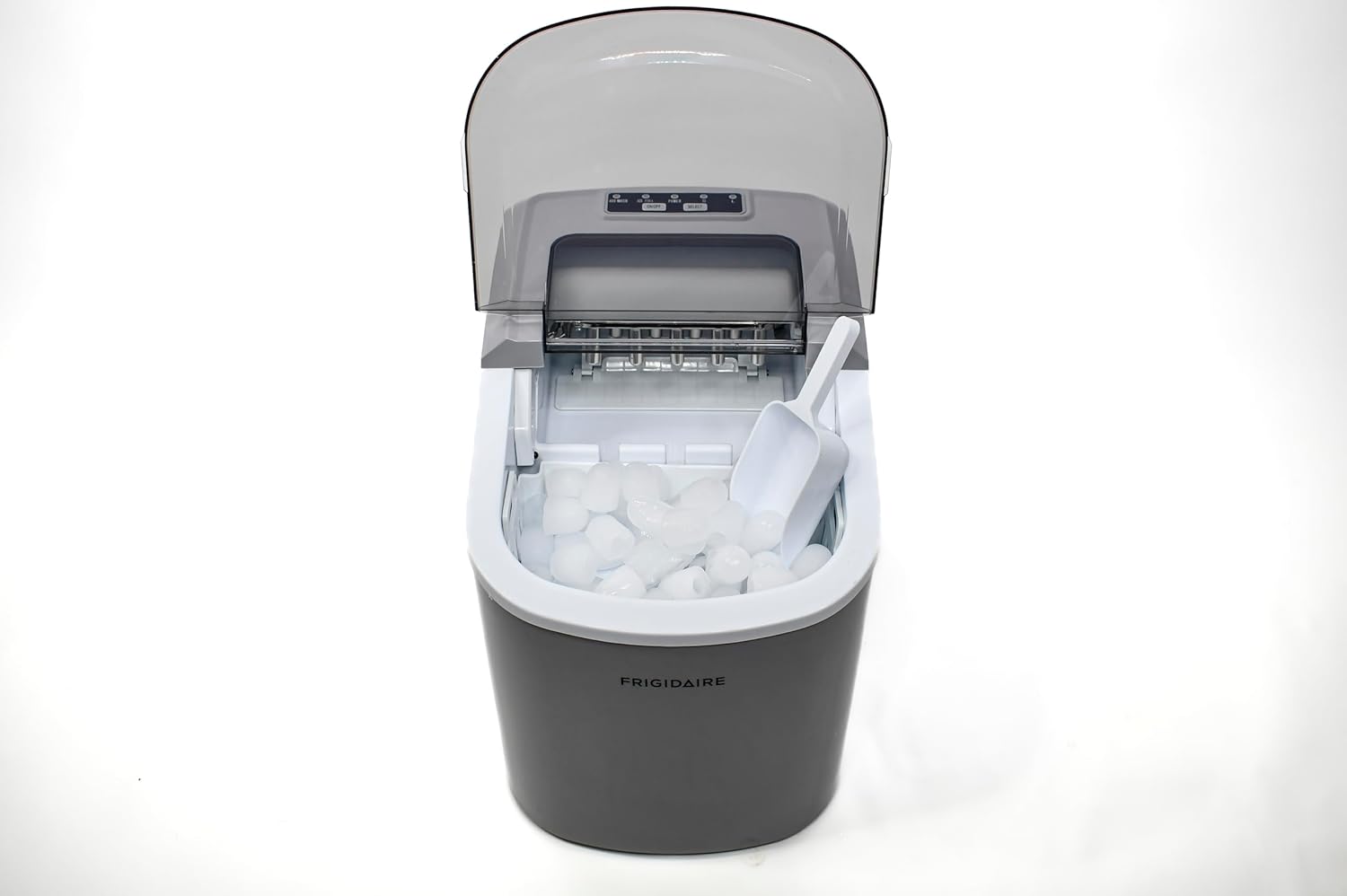 Frigidaire EFIC118-SILVER-KL Ice Maker Machine, Compact Countertop, Silver