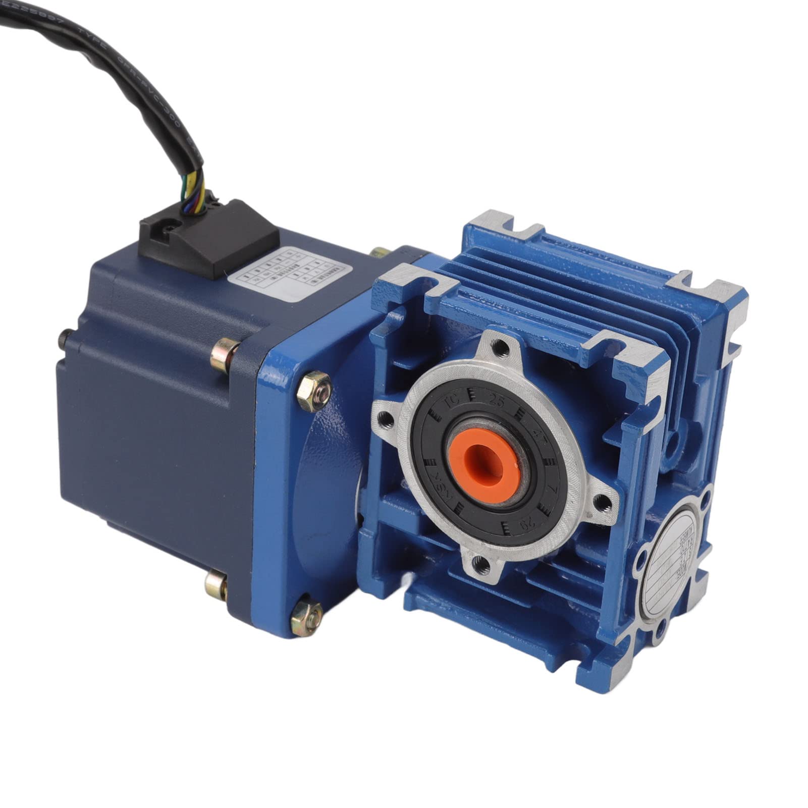 Cocoarm Motor de Engranaje sin Escobillas de CC, Motor de Engranaje Helicoidal de CC de Latón de Aleación de Aluminio 120W 24V 5.0A Diseño Hueco sin Eje, Bobina de Cobre, bajo Ruido para Máquinas
