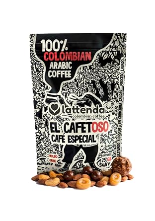 Lattenda Cafetoso Magic Colombian Arabica Coffee - Sweet Notes, Cocoa - Aroma - Specialty Single Origin - 250g Whole Bean