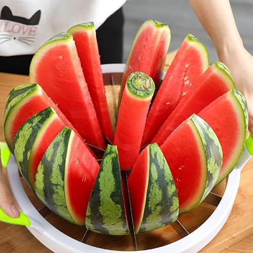 Cortador de sandía, cortador de melón extragrande, multifuncional | Separador de