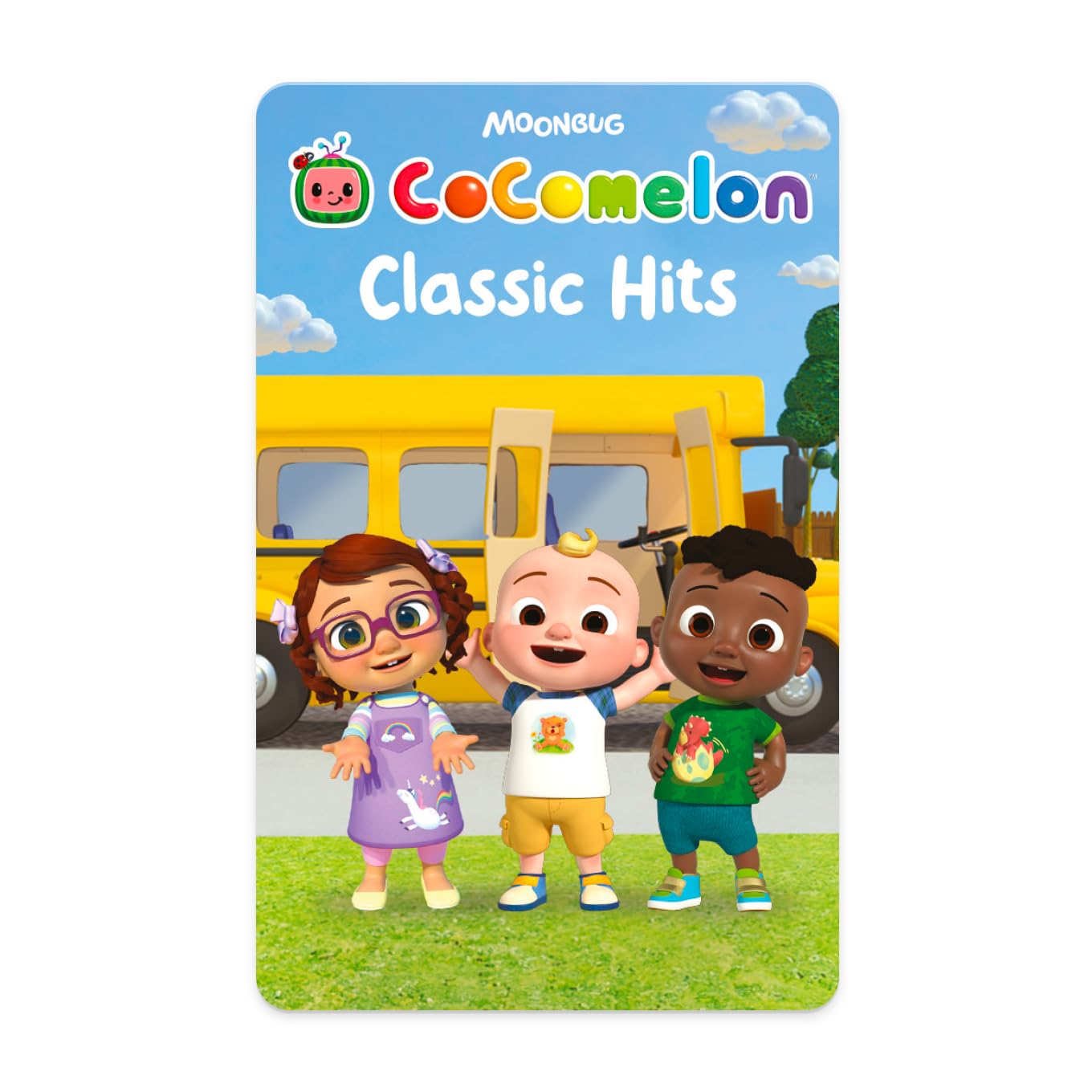 Yoto CoComelon Classic Hits Kids Audiobook Card for Use with Player & Mini Allin1 Audio Device, Educational & Screen-Free Listening with Fun Singalong Music for Playtime Parties & Travel, All Ages