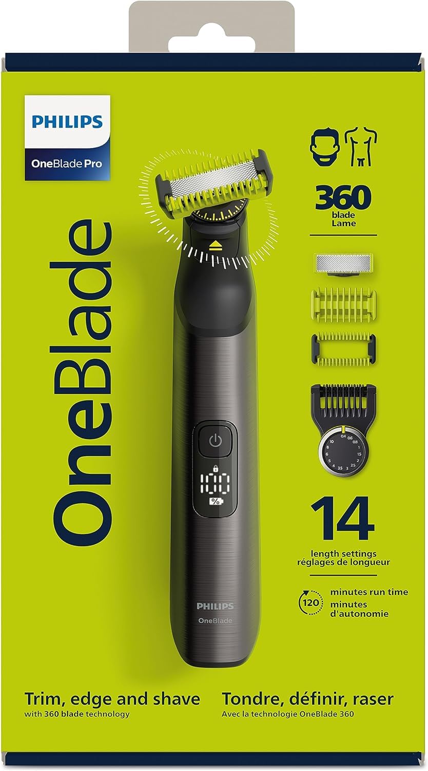 Philips OneBlade Pro 360, Li-Ion, 14-length settings, QP6551/15