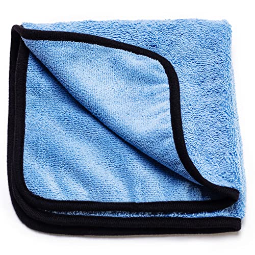 detailmate Mikrofaser Bundle - Wizard of Gloss All Purpose Hero Allroundtuch 360GSM 40x40cm Pflegeratgeber - Set mit Mikrofasertuch inklusive Pflegehinweisen