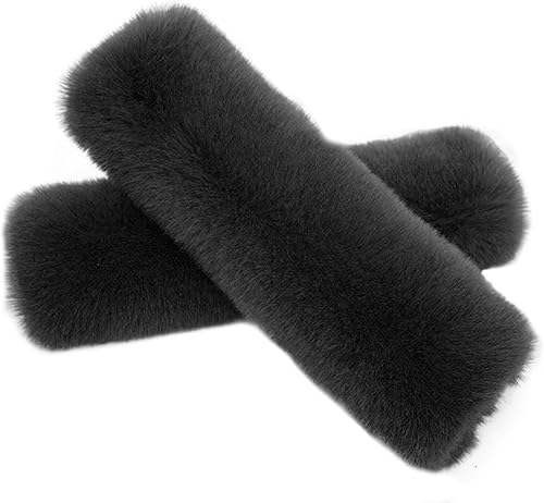 ZBGUN 2 fundas de hombro para cinturón de seguridad de automóvil, 9.8 x 5.1 pulgadas, almohadilla cálida de felpa para alivio de presión de hombros