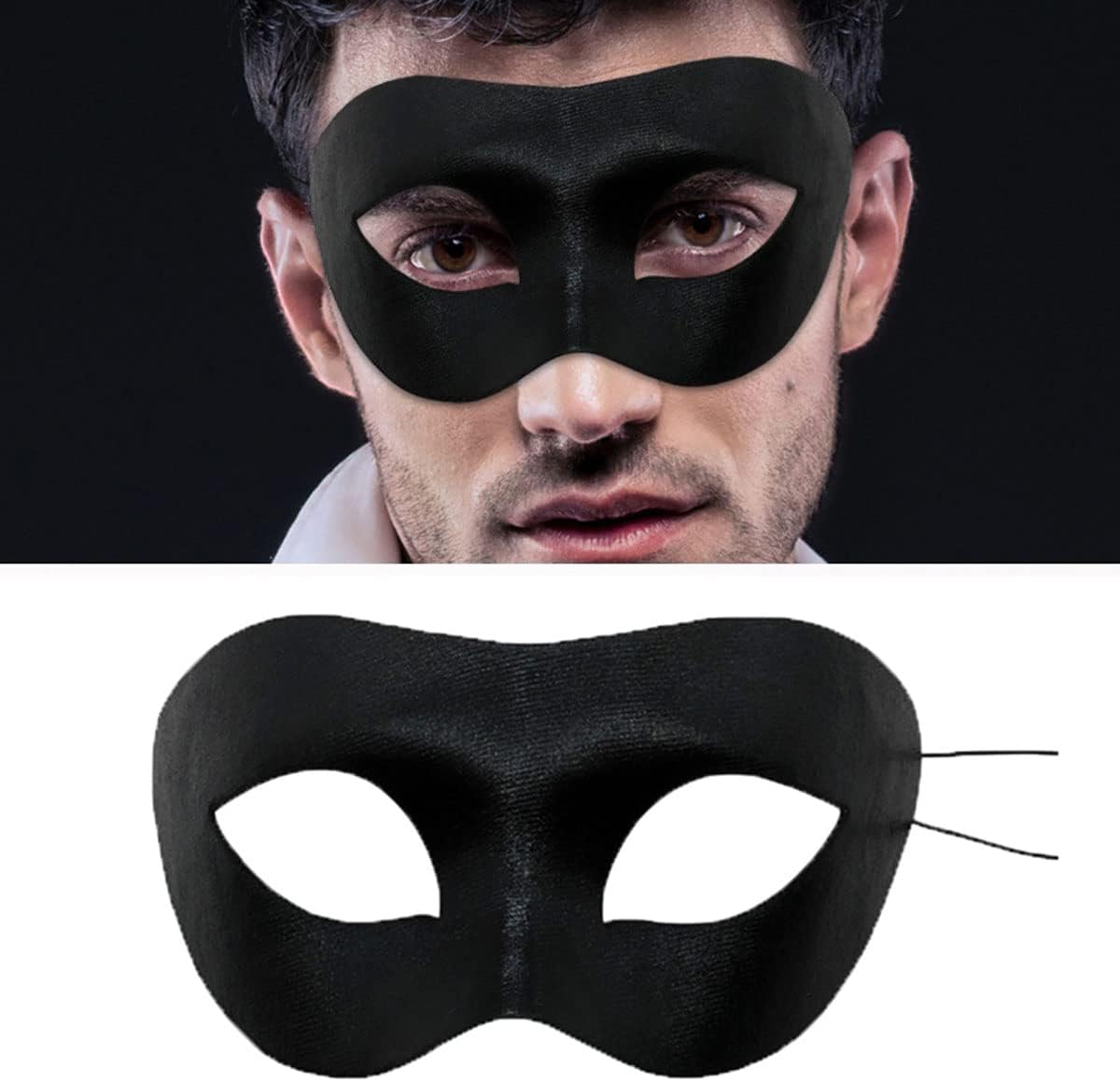 Masquerade Mask for Men Classic Vintage Venetian Mens Mask, Halloween Costume Ball Masks Mardi Gras, for Costume, Theme Parties - Image 3