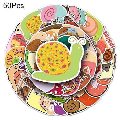 Leadrop 50Pcs Cartoon Lumaca Adesivi Arte del