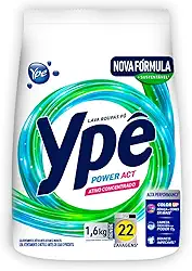 Ypê Lava Roupas em Pó Power Act 1,6Kg (Sachê)