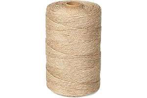 1100 Feet Jute Twine String for Natural Artisanal Crafts