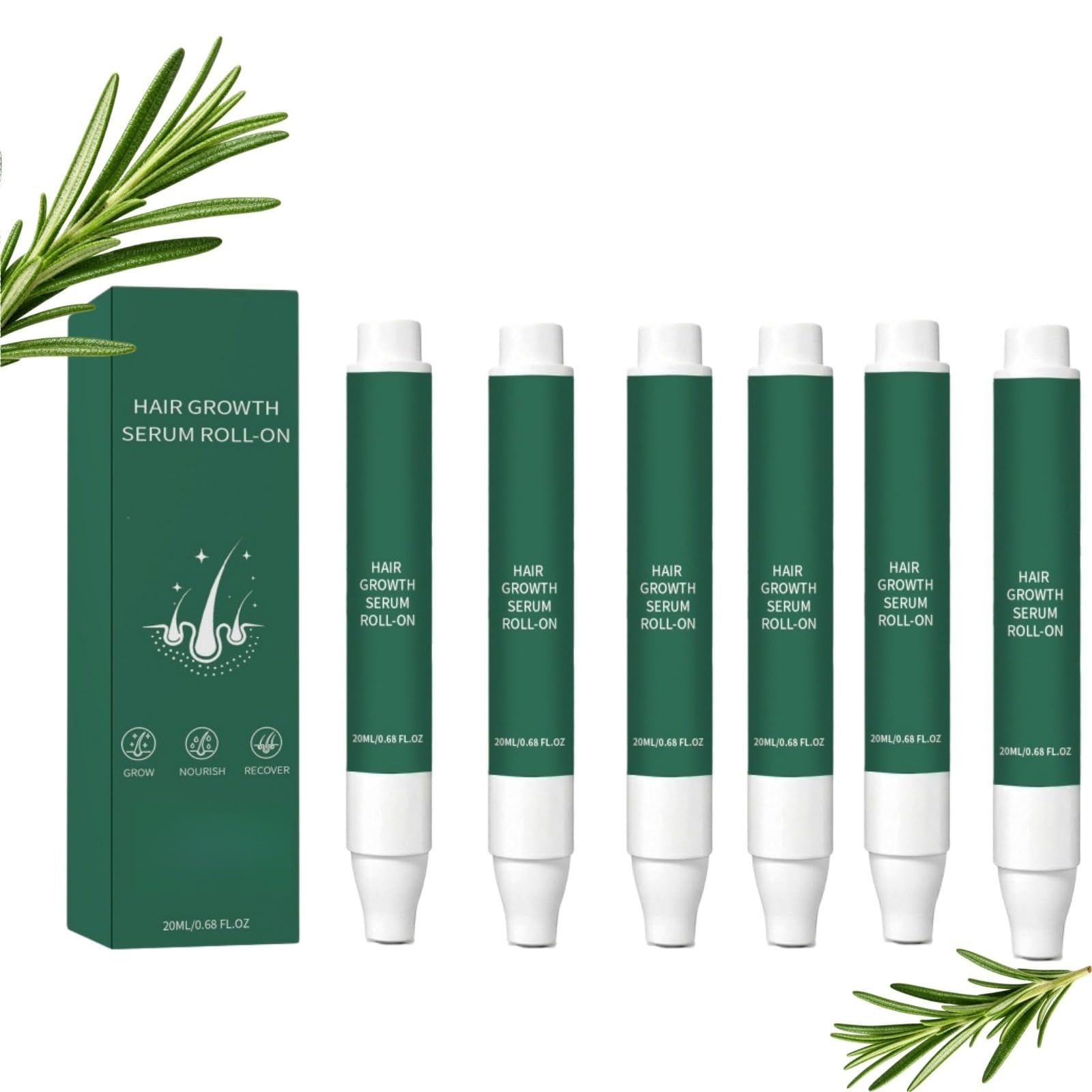 Serum do wzrostu włosów typu roll-on do wzrostu włosów