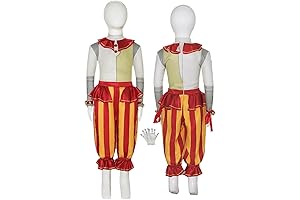 Five Nights at Freddy's Clown Costume, Unisex Moon Sun Cosplay Outfits, Halloween...