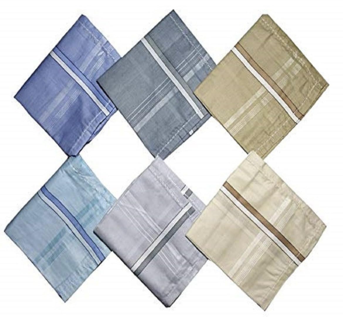 Handkerchiefs | Men & Women | Soft, Absorbent & Reusable Style Girls Kerchiefs Multicolor Handkerchief Pack of 12-image-32