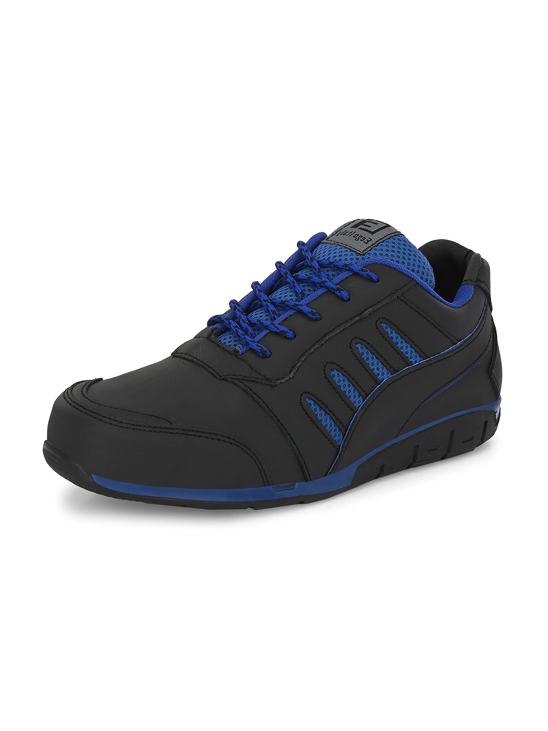 Eego Italy Mens Genuine Leather Lace Up Steel Toe Safety Shoes - WW_96_PVR_Blue_7 (B0D35GZT1Y) Amazon Price History, Amazon Price Tracker