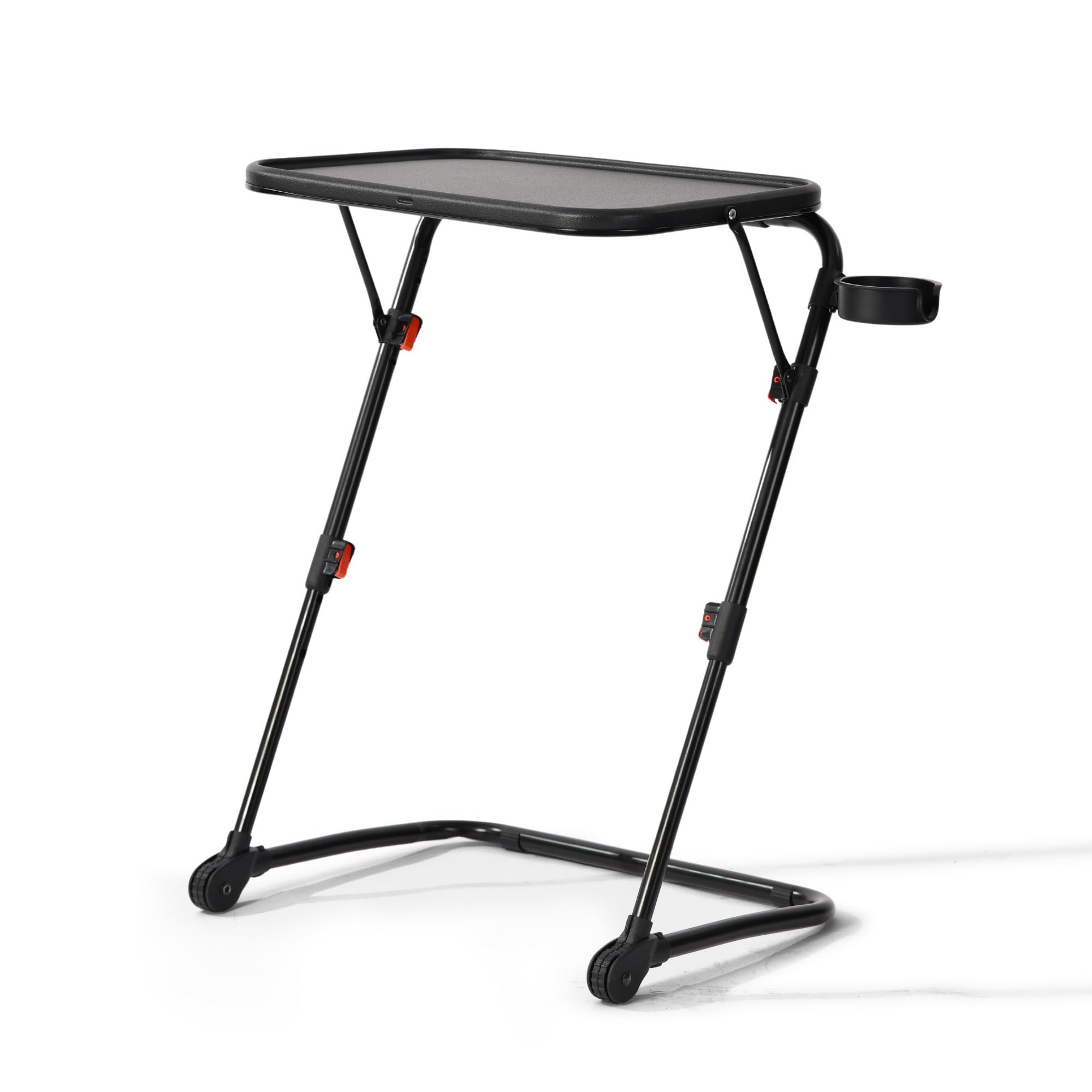 39F FURNITURE DREAM Escritorio Ajustable para niños con portavasos y Tablero inclinable, Mesa Plegable para Ahorrar Espacio