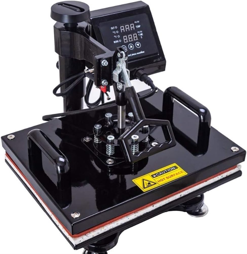 Prensa Térmica, Máquina De Prensado Térmico, Prensa Térmica Combinada 8 En 1, Prensa De Sublimación/Térmica, Máquina De Transferencia Térmica Para Tazas, Gorras, Camisetas Y Fundas De Teléfono, Negra