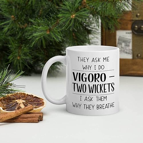 Miniatura 2 de Ideas divertidas de regalo para hombres y mujeres que hacen Vigoro – Dos wickets They Ask Me Why I Do Vigoro – Two Wickets I Ask Them Why They