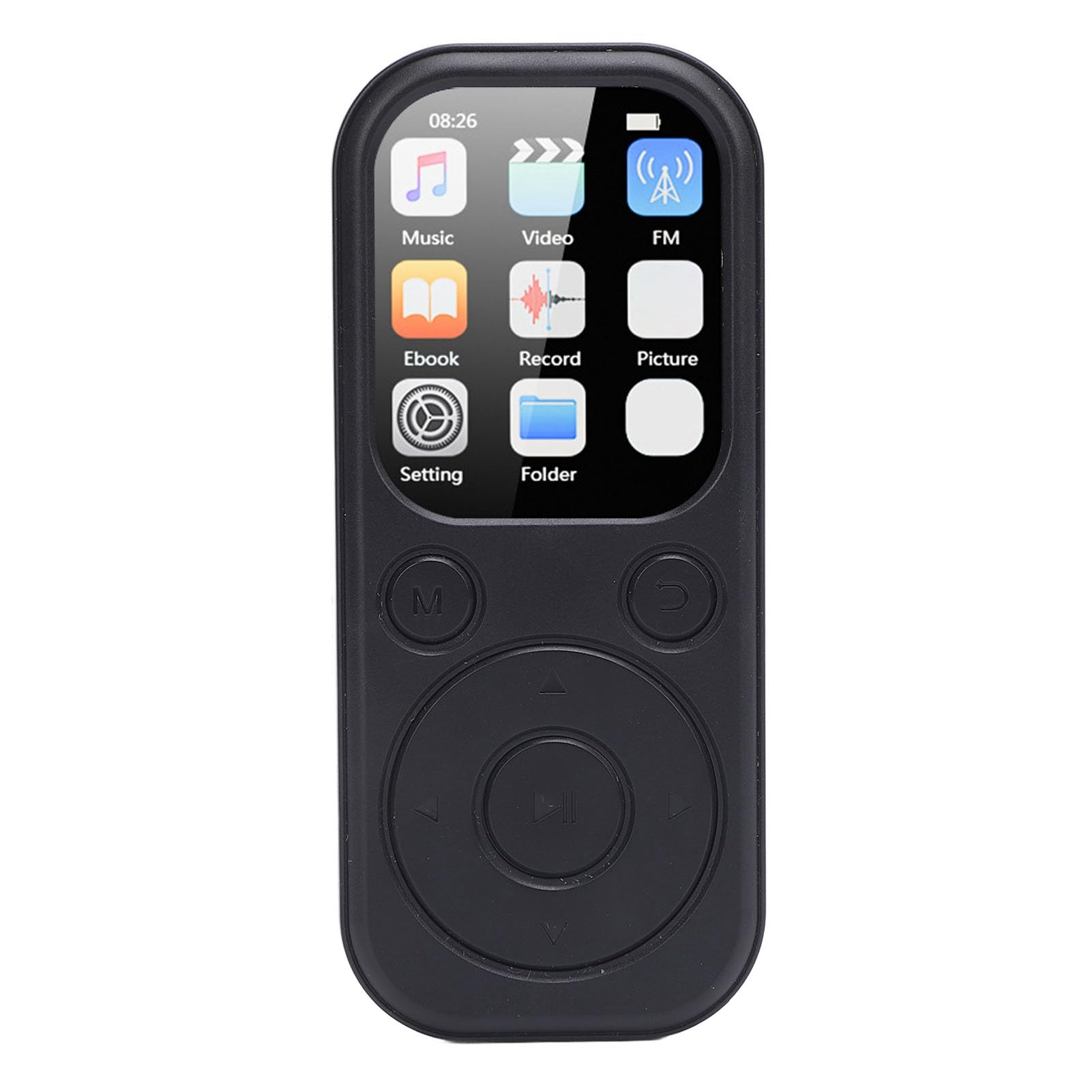 Domary Lettore MP3 5.4 con qualità HiFi e Ampio Spazio di Archiviazione per Viaggi Ed Esercizi Compatto 2.01 Pollici IPS (Con scheda di memoria da 64 GB)