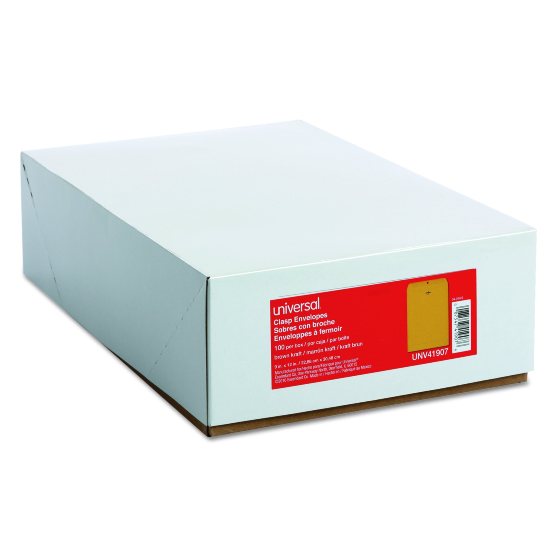 Universal UNV41907 Enveloppe Marron 228,6 mm 30,5 cm