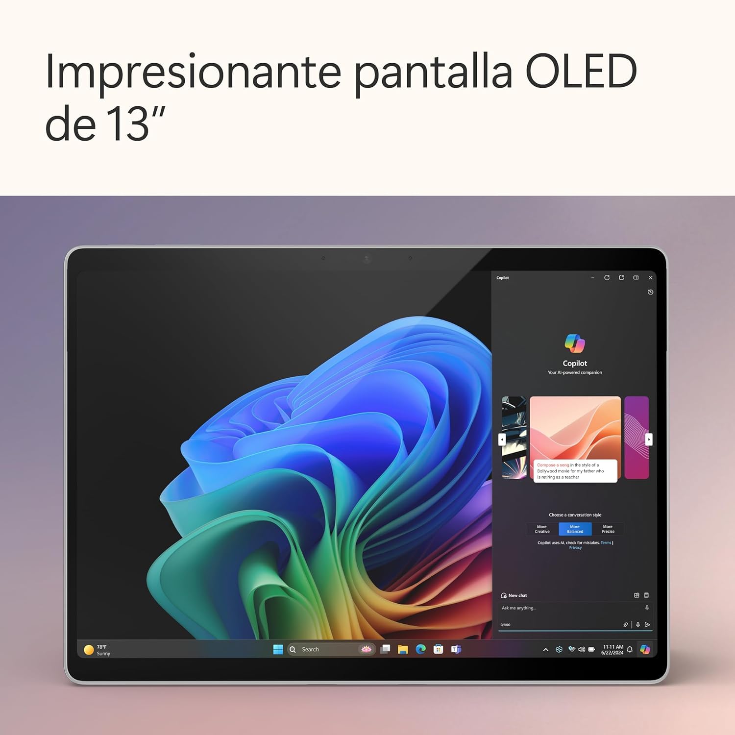 Microsoft Surface Pro Copilot PC Snapdragon X Elite 16 GB RAM 512