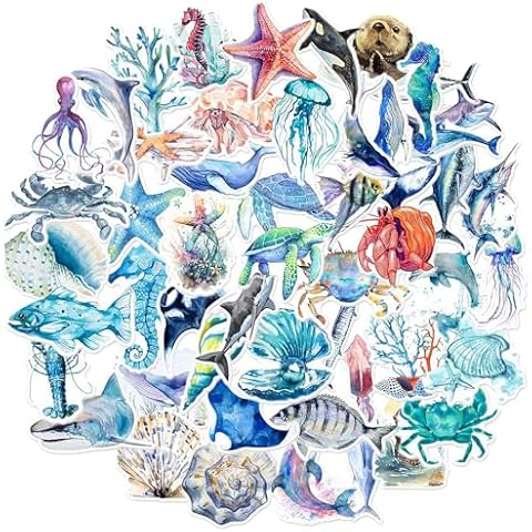Autocollants animaux marins Amaxiu thumbnail