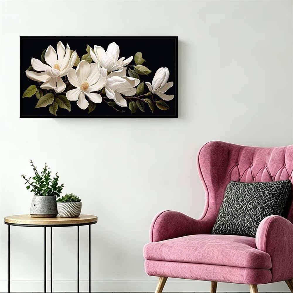 Diamond Painting Eckige Steine Magnolie Diamond Painting Bilder -L521