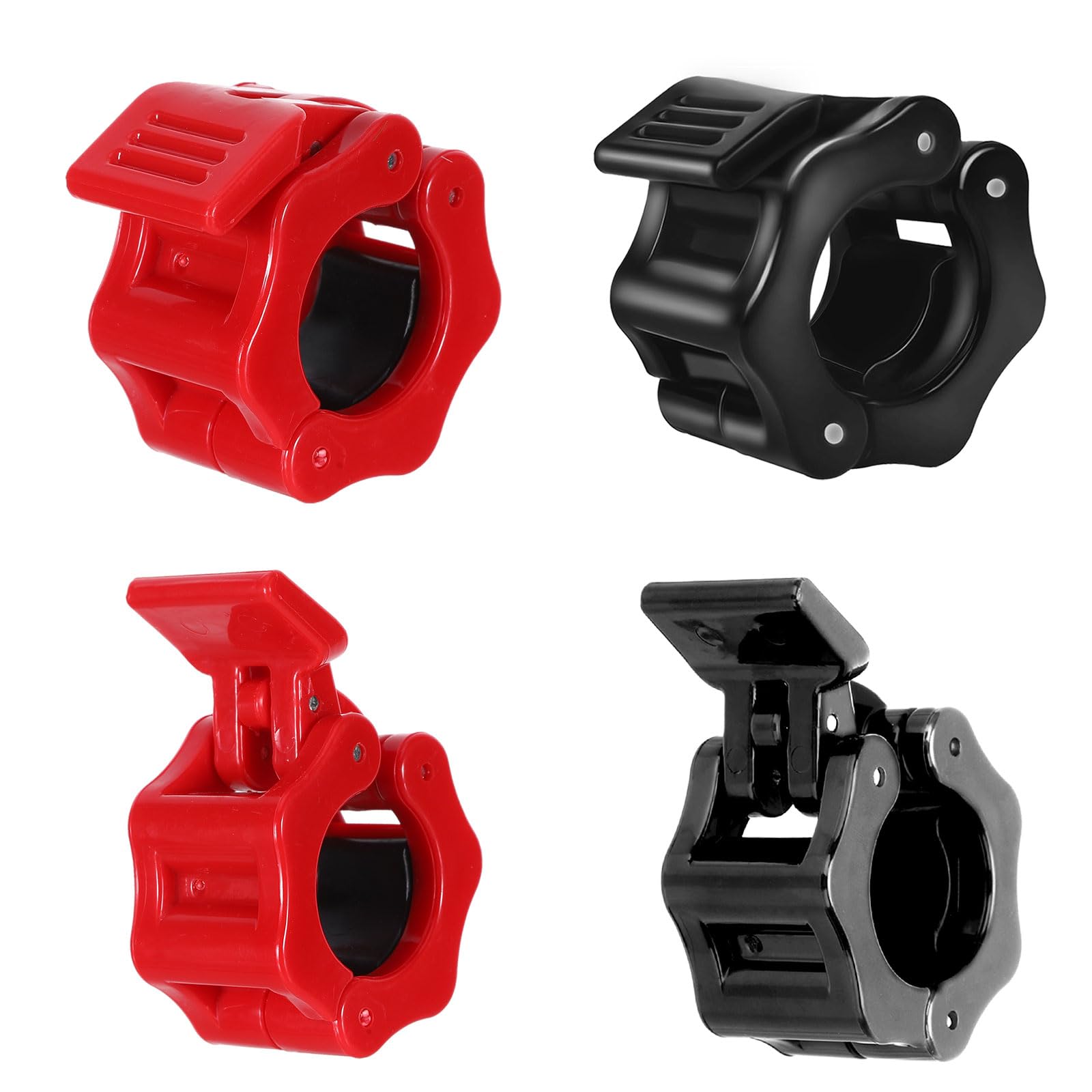 GooDengFull Lot de 4 clips d'haltères à fermeture rapide, pinces à