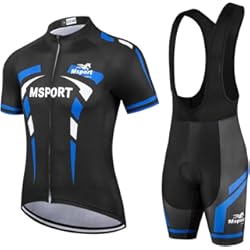 Vestimenta De Ciclista Mujer Traje de ciclismo hombre Jersey Maillot de bicicleta + pantalones cortos Transpirable con 3D Acolchado De Gel