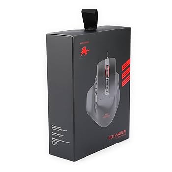 Amazon | RED SAMURAI ゲーミングマウス 有線 マウス 12400dpi
