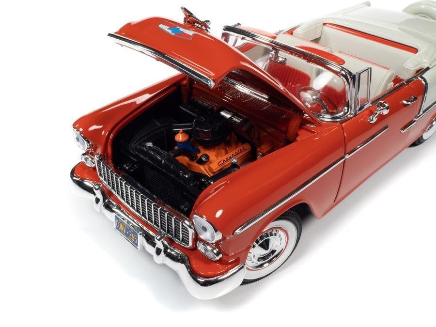 Amazon.co.jp: AUTOWORLD 1/18 1955 Shvy Bel Air コンバーチブル