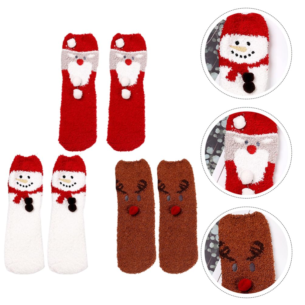 DECHOUS 9paare Dicke Fleece Socken Für Winter Rutschfeste Schlafsocken Mit Witzigen Mustern Als Haussocken Oder Zu Weihnachten Für Damen Und Herren