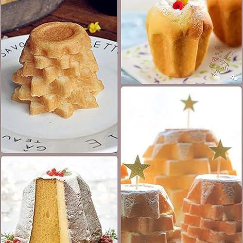 Miniatura 6 de CANDeal Moldes para hornear muffins octágonos individuales de 3 pulgadas, máquina de conchas de ensalada de tacos, utensilios antiadherentes para