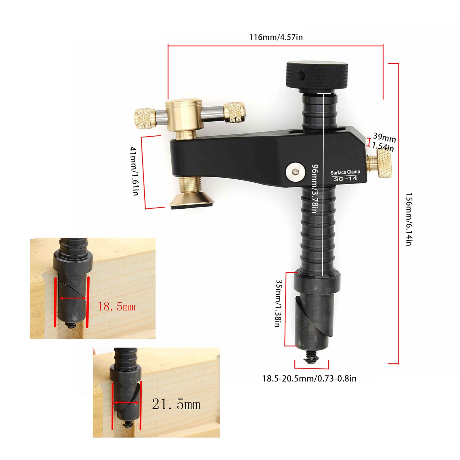 Pince De Maintien De Bureau à Action Rapide Pour Menuiserie, Clip Fixe Rapide Pour Les Bancs De