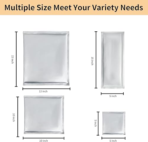 Miniatura 2 de Paquete de 8 almohadas de prensa térmica, paquete de 8 almohadas de transferencia de presión térmica plateadas, 2 hojas de papel de teflón, 2 rollos