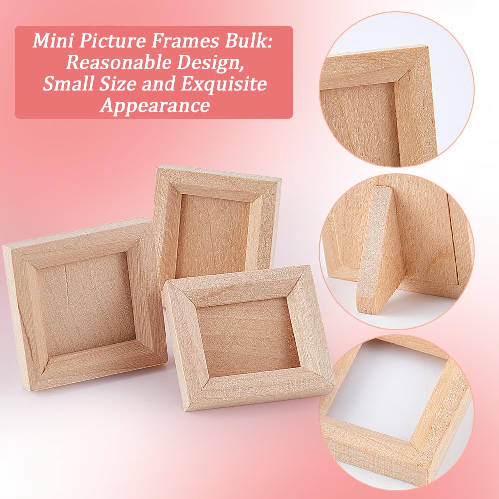 KERYBW Lot de 10 mini cadres photo vintage en résine - Style baroque doré - Pour photos - Accessoires photo en relief - Décoration murale - Étui de téléphone DIY KERYBW Lot